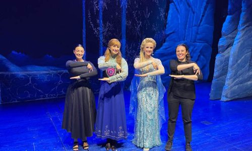 Auslan Stage Left at Frozen